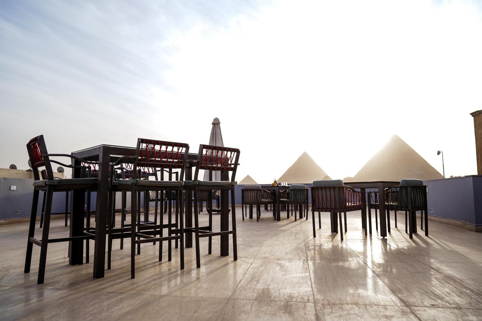 Pyramids Hotel Kafret el-Gabal Buitenkant foto